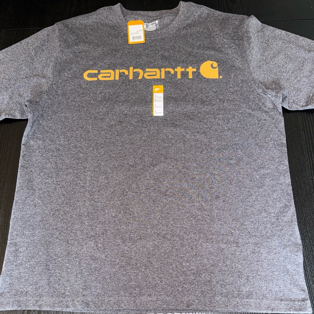 Carhartt Men's TK0195-M Loose Fit Carbon SS Heavyweight T-Shirt Large New W Tags